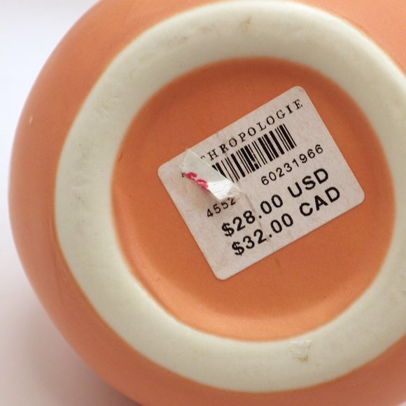 Anthropologie Small Vase/ Terra Cotta/ Bud Vase - Picture 4 of 4